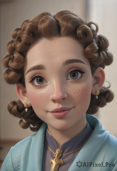 A female caught in a breathtaking dynamic scene