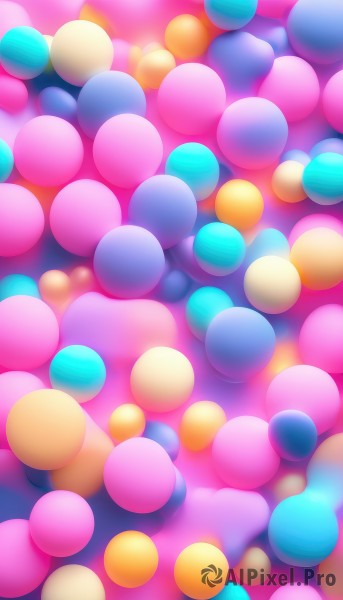 solo,blurry,no humans,depth of field,bokeh,colorful,blurry background,from above,lens flare,balloon,multicolored background,still life