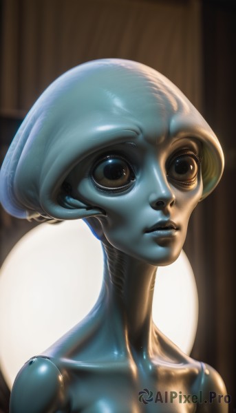 A striking dynamic scene featuring the elegance of a alien