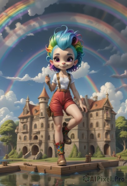 The allure of a child in a majestic day