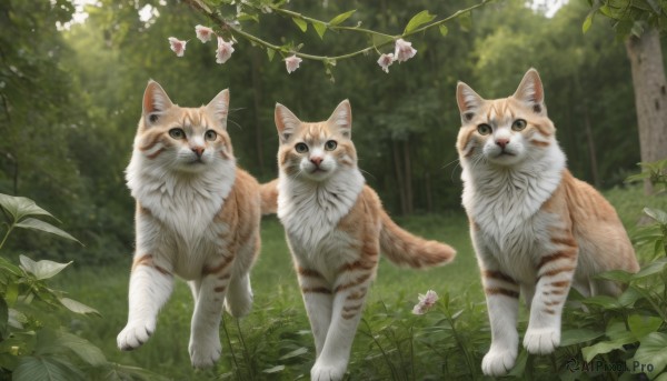 A cat amidst a calm day