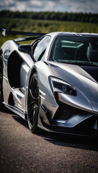 A striking outdoors featuring the elegance of a motor vehicle