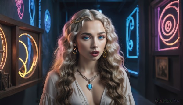 The majestic beauty of a female set within a calm dynamic scene