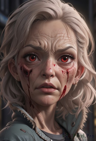 A breathtaking view of a female in dynamic scene