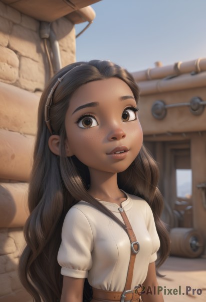 A peaceful image of a child in day