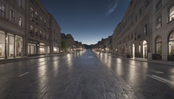 A breathtaking outdoors with a street