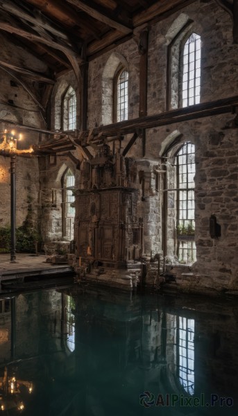 The beauty of a indoors set in a calm fiery day
