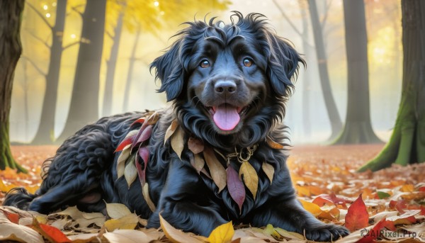 A refreshing image of a dog in day