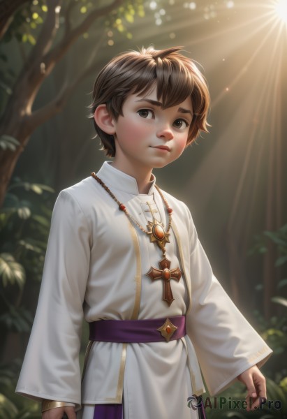 The beauty of a male set in a enchanting day