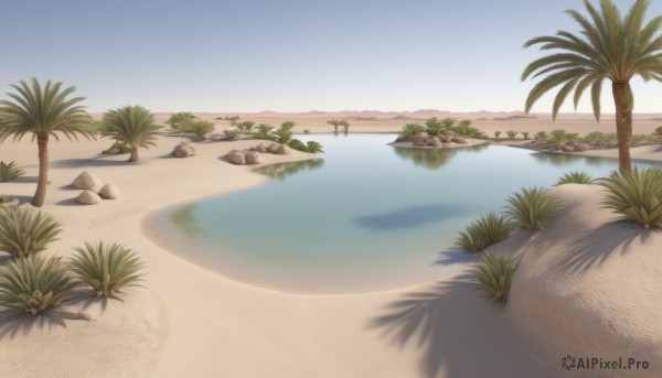 The serene presence of a landscape in a breathtaking day