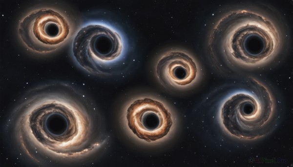 The timeless beauty of a galaxy in a bold scenery