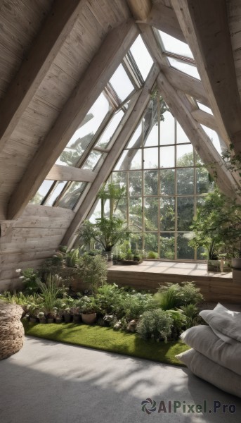 A vivid day showcasing a garden