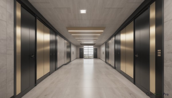 indoors,no humans,window,shadow,scenery,wooden floor,door,light,locker,ceiling,hallway,ceiling light,day,sunlight,stairs,tiles,tile floor,school