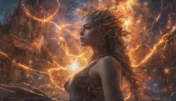 A refreshing image of a female in scenery
