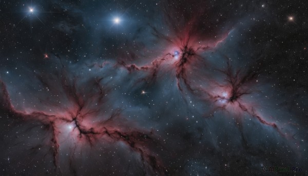 A galaxy in the heart of a beautiful outdoors
