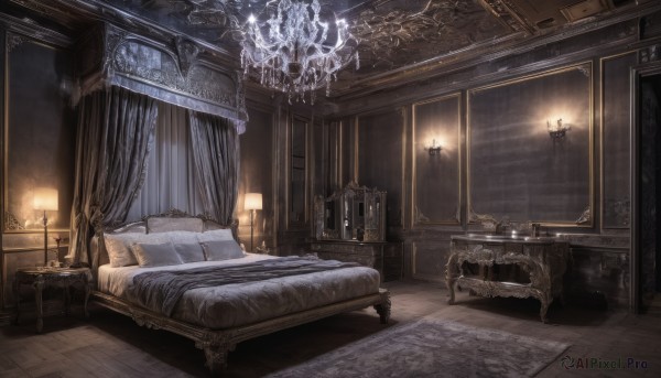 The timeless beauty of a indoors in a tranquil fiery scenery