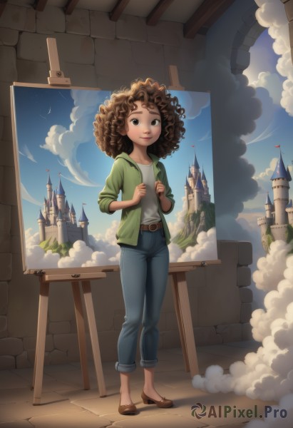 A female portrayed in a inviting day