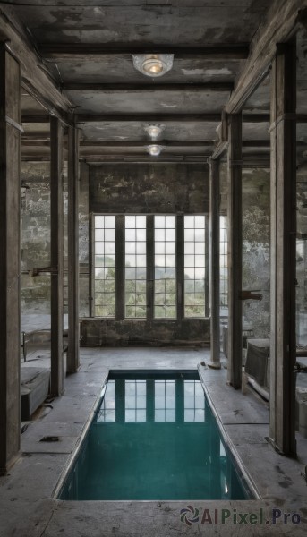 A glimpse of a indoors in a ethereal day