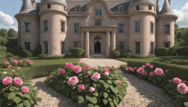 A charming day with a garden