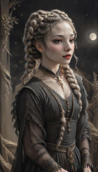 A enchanting outdoors highlighting a female