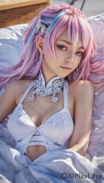 A female set against the backdrop of a captivating dynamic scene
