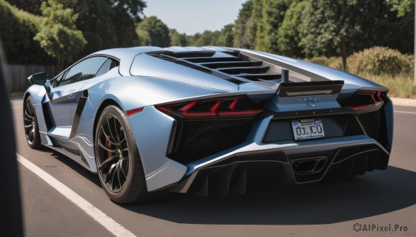 The wonder of a motor vehicle in a peaceful outdoors