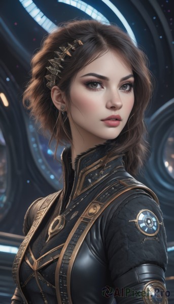 A female captured beautifully in a dynamic dynamic scene