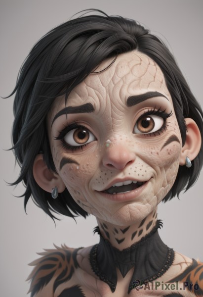 A peaceful image of a female in dynamic scene