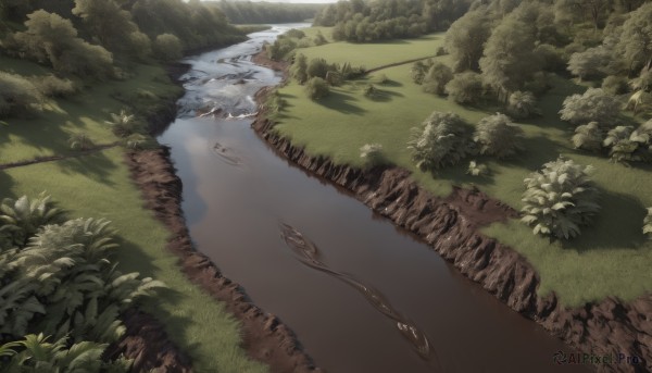 A calm day highlighting a landscape