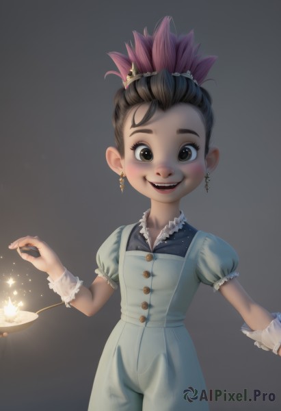A majestic child within a beautiful dynamic scene