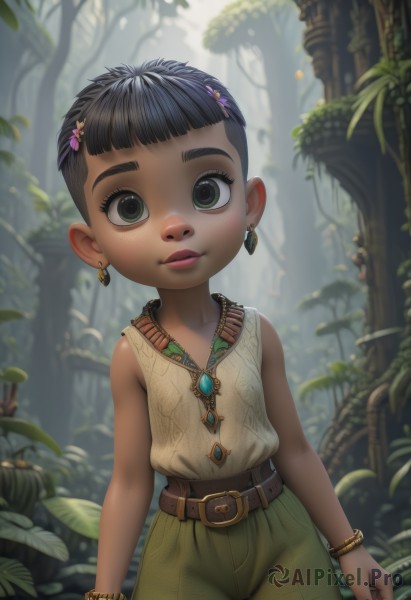 Image of a child in a peaceful day