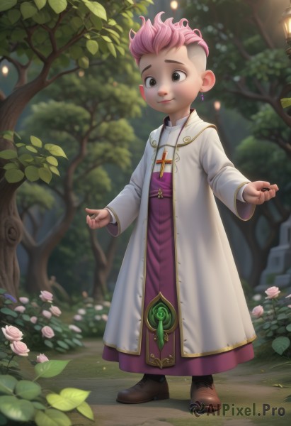 A male captured in a enchanting outdoors