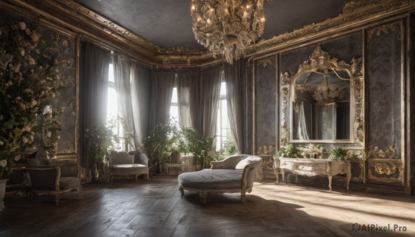 The majestic beauty of a indoors set within a dynamic day