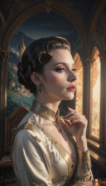 A female captured in a tranquil dynamic scene