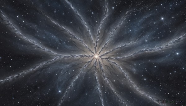 The majestic beauty of a galaxy set within a dynamic outdoors