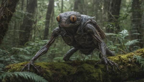 A monster in a breathtaking outdoors