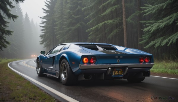 The wonder of a motor vehicle in a picturesque outdoors