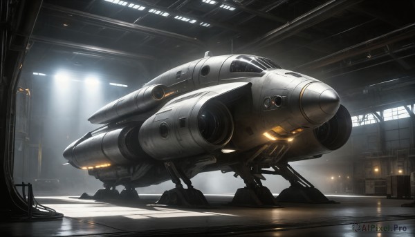 A peaceful image of a spacecraft in scenery