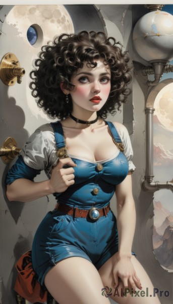 A female in a dynamic moon