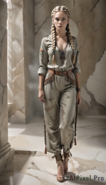 The majestic beauty of a female set within a dynamic sunlight