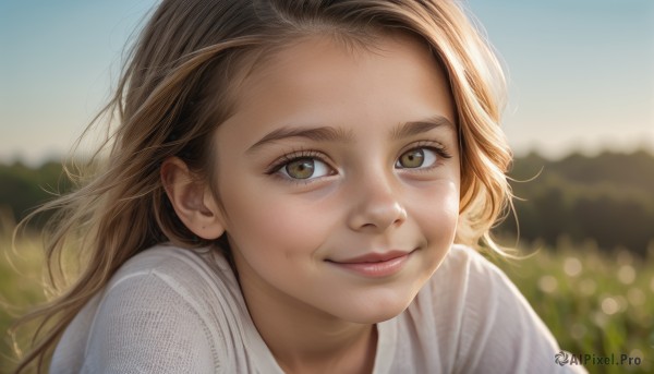 Image of a child in a peaceful day