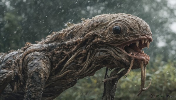 A glimpse of a alien in a ethereal dynamic scene
