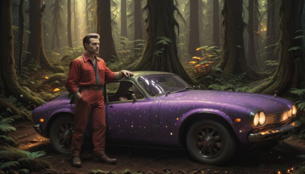 A enchanting outdoors highlighting a male