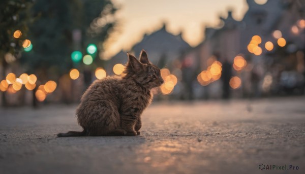 A stunning cat captured in outdoors