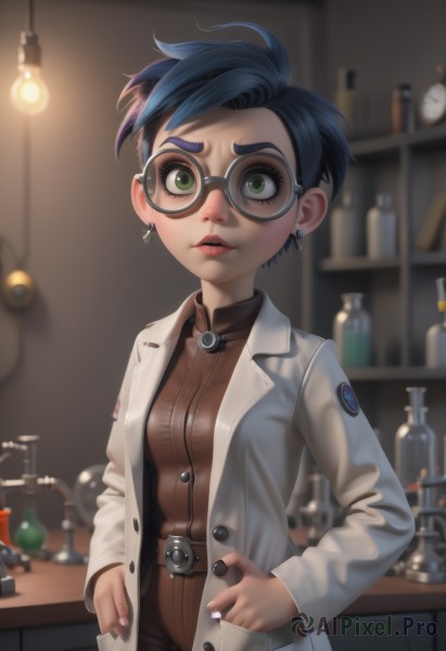 A delightful capture of a female within dynamic scene