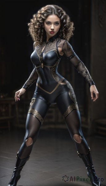 A graceful female captured in dynamic scene
