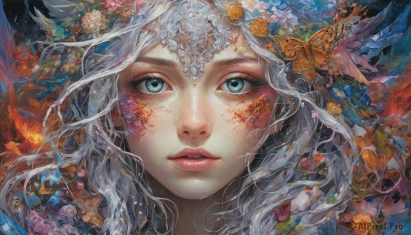 A breathtaking dynamic scene featuring a butterfly