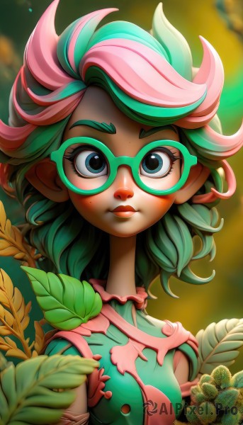 Image of a female in a peaceful dynamic scene