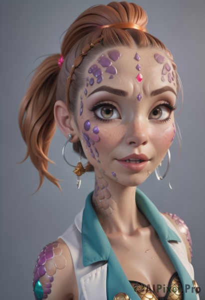 A refreshing image of a female in dynamic scene