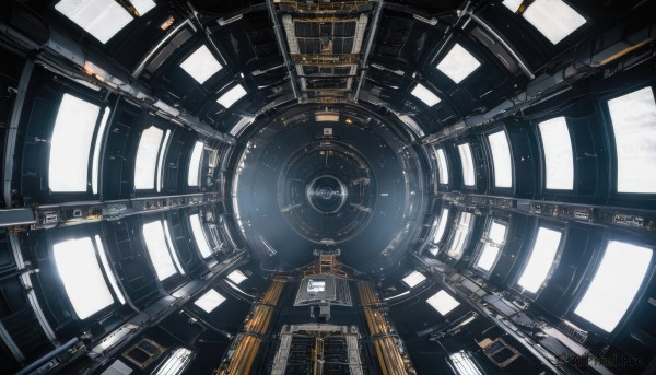 A breathtaking view of a spacecraft in scenery